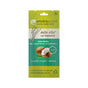 The Enviroscent Auto Air Freshener Stix packaging features seashells, coconut, and leaves, offering an eco-friendly, nontoxic seaside coconut and verbena scent with a scratch-and-sniff option that lasts over 60 days.