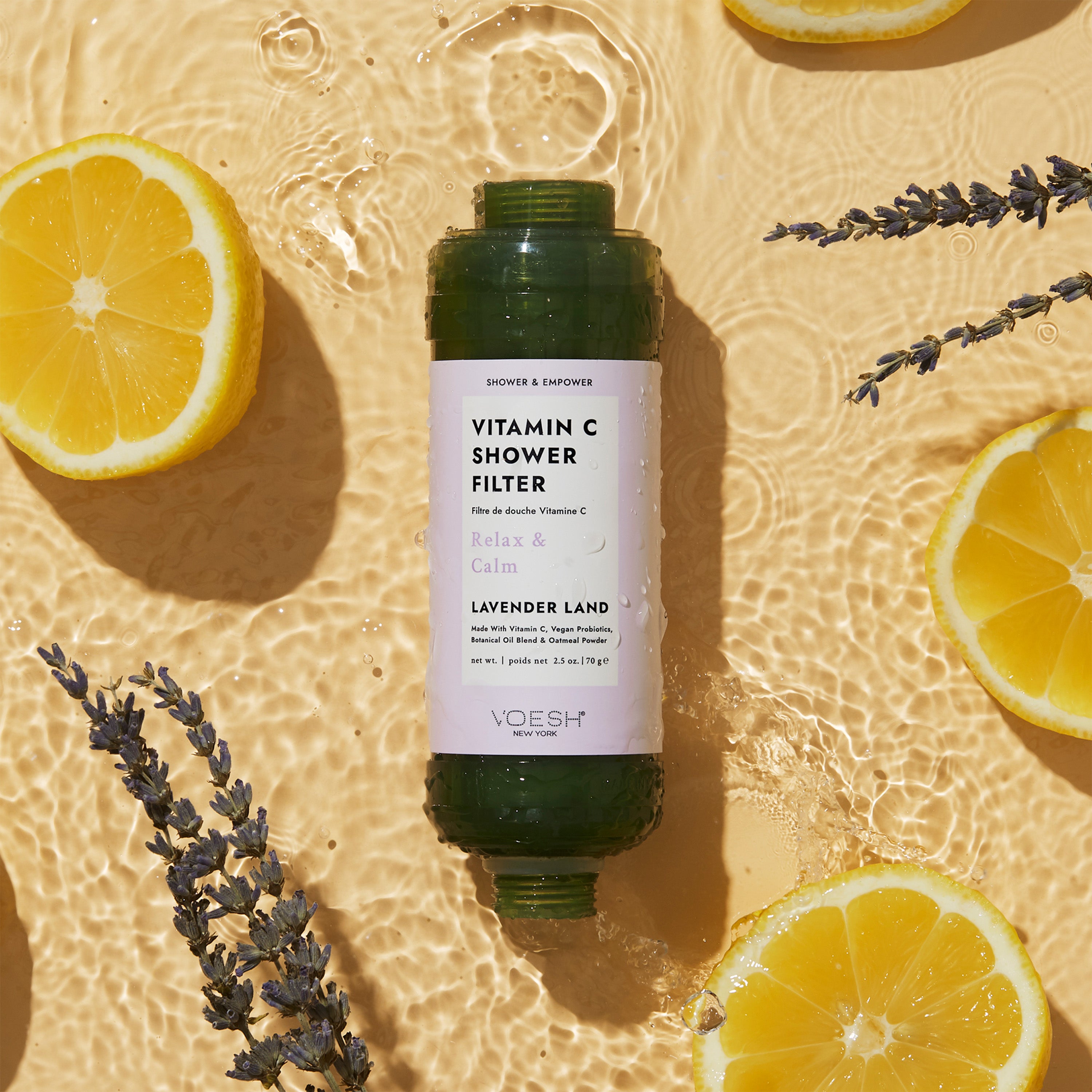 VOESH Vitamin C Shower Filter - Lavender | Grove Collaborative