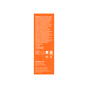 The orange label of Andalou Naturals Brightening Dark Spot Corrector highlights ingredients like fruit extracts and certifications for being non-GMO, vegan, and gluten-free. It features a vitamin C serum for dark spot concerns and ends with an address in Petaluma, CA.