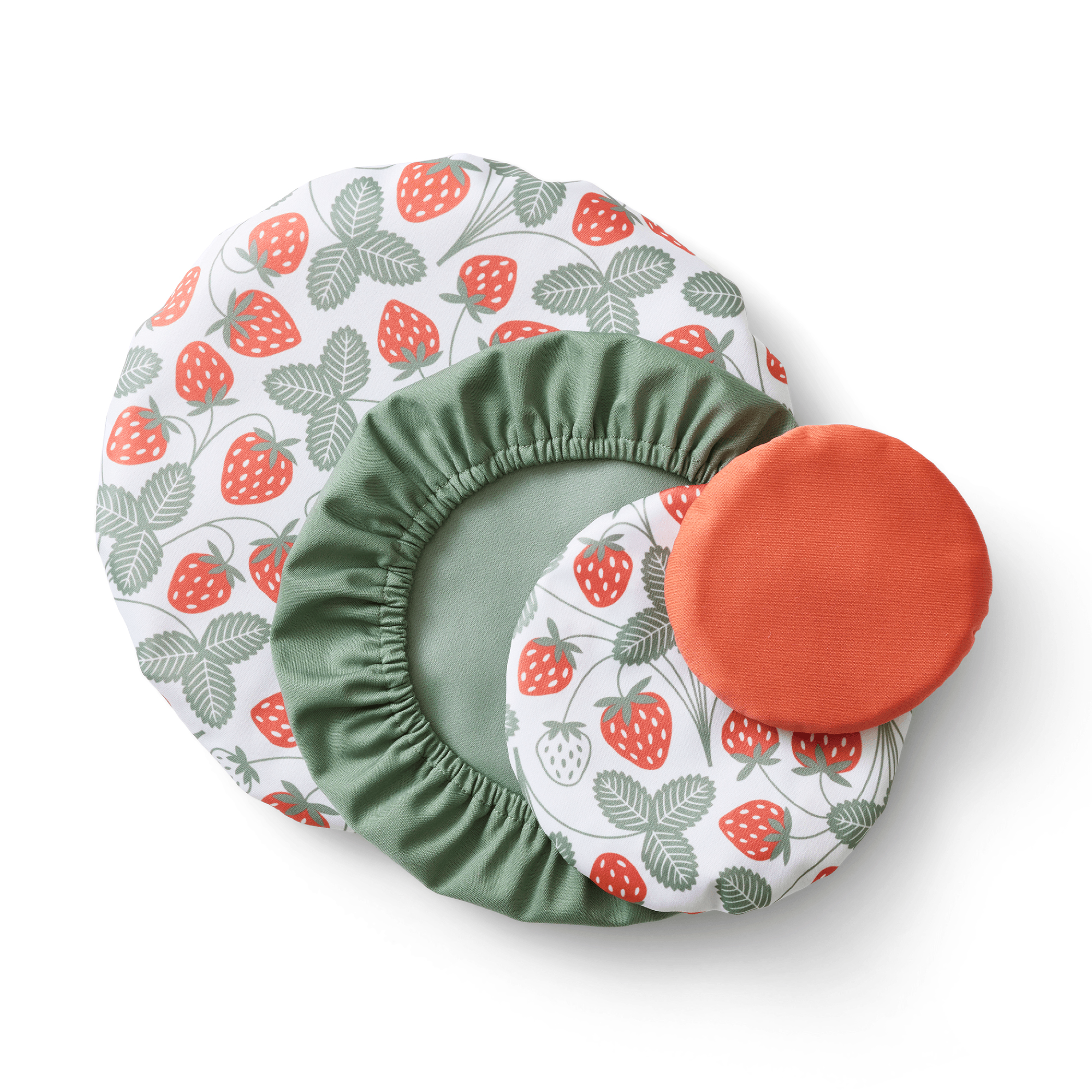 Reusable Bowl Covers made from Upcycled Materials, 4-Pack