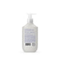 A white method Hydrating Serum Hand Wash pump bottle shown from the back displays label text and a barcode. The plain bottle features a simple, flat-capped pump dispenser.