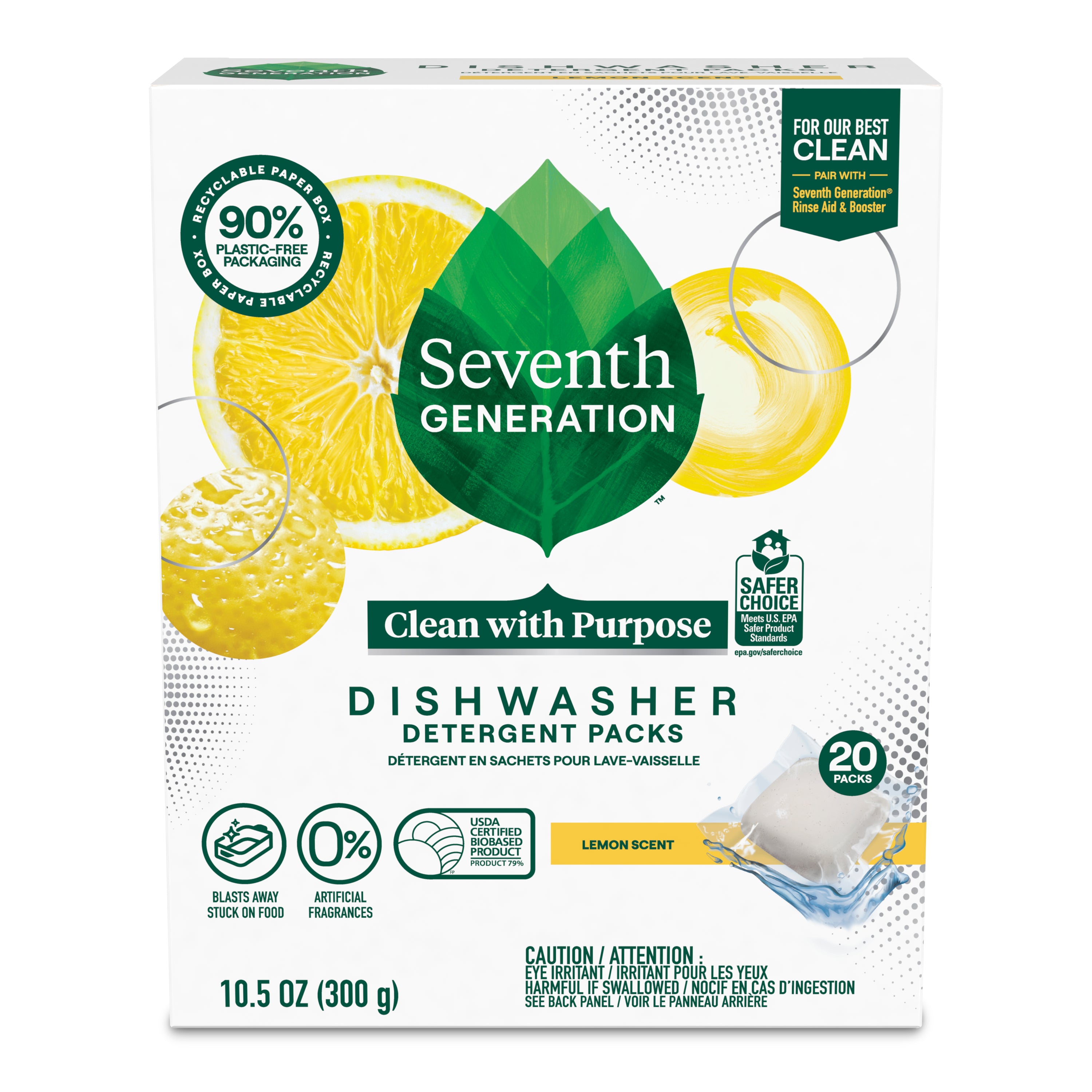 SVG AUTODISH PK BIB FREE + CLEAR 6 PIECE 20 COUNT product package