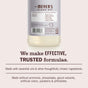A bottle of Mrs. Meyer’s Glass Cleaner is shown with text highlighting that the product contains essential oils and is free from ammonia, phosphates, parabens, phthalates, and artificial colors. This ammonia-free cleaner is perfect for leaving your glass surfaces sparkling clean while using safe and gentle ingredients.