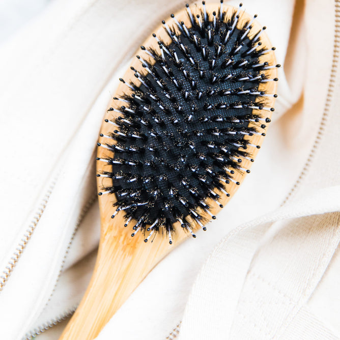 Beauty by Earth Boar Bristle Hair Brush Grove Collaborative