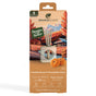 A box of Enviroscent Vanilla Bean & Pumpkin Chai air freshener refills with autumn leaves and pumpkins on the packaging. The box states it includes 4 scent stick refills and is non-toxic and pet-friendly.