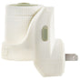 The Mrs. Meyer’s Premium Scented Oil Diffuser Kit is a compact white plug-in with a ribbed top, gray switch, and two-prong plug—perfect for filling your space with garden-inspired fragrance using your favorite scented oils.