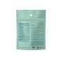 A teal True Grace Prenatal Multivitamin pouch shows nutritional info and instructions, perfect for expecting moms. The label includes serving size and vitamins like Choline. Top icons guide on opening, measuring, and using the multivitamin.