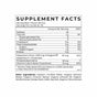 Supplement Facts label displaying nutrition information for Cymbiotika Liposomal Magnesium L-Threonate Packets, a product formulated to support brain and memory function. The label includes serving size, servings per container, amounts of fat, sugar, protein, vitamins—such as vitamin E—and other ingredients like almond butter and highly bioavailable magnesium in the form of Liposomal Magnesium L-Threonate.