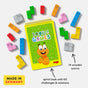 HABAs Logic! GAMES: Happy Worms features a yellow spiral book and 14 colorful wooden worms for ages 5+. Enjoy 60 challenges with solutions. Made in Germany from sustainably sourced wood—perfect for logic game fans!.
