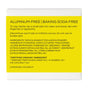 A white container with a yellow background label reads: Little Seed Farm Deodorant Creams – ALUMINUM-FREE | BAKING SODA-FREE organic deodorant. Instructions, ingredients, and warnings appear in black text.