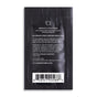 A black packet features product info for Little Seed Farm's Deodorant Cream Sample - Activated Charcoal. It lists ingredients, directions, and highlights its aluminum-free, natural, organic, and eco-friendly qualities. A barcode appears at the bottom.