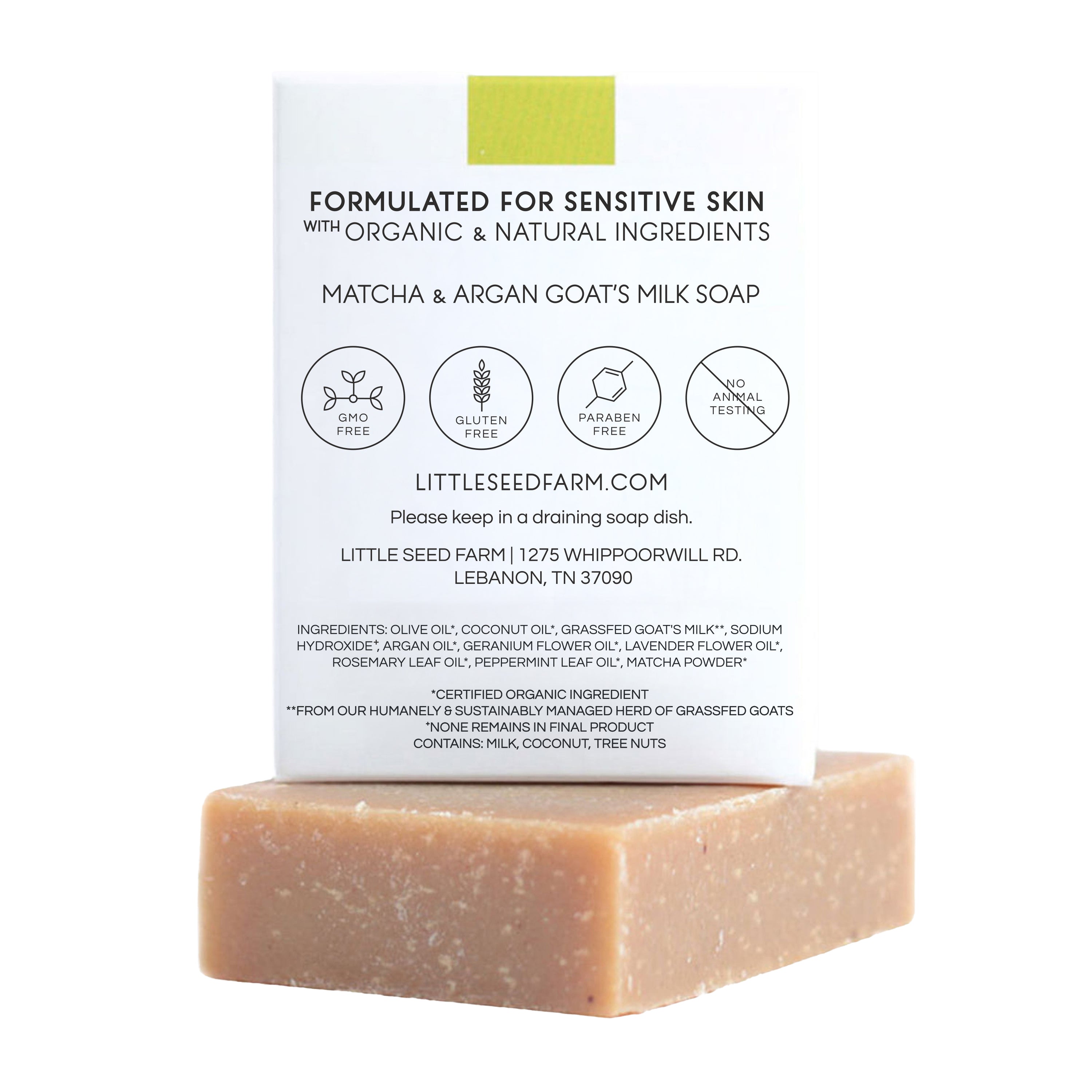 Little Seed Farm Matcha & Argan Bar - Thumbnail 4