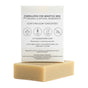 Little Seed Farm’s Milk (Unscented) Bar for sensitive skin, made with organic, natural ingredients, is GMO-free, gluten-free, paraben-free, and cruelty-free. The gentle goat's milk soap sits in front of its box.