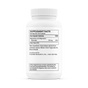 A white Thorne Magnesium Glycinate supplement bottle with a label listing 120 mg chelated magnesium (29% DV), hypromellose, and medium chain triglyceride oil. Manufacturer: Thorne Research, Inc.