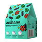A turquoise Anihana shower steamer gift set box with colorful floral illustrations. The front displays three shower steamer scents: Mint Refresher, Lavender Love, and Floral Fantasy.
