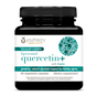 A black bottle labeled Youtheory Liposomal Quercetin + Fisetin Capsules, containing 60 vegetarian capsules, marketed as a dietary supplement for healthy aging and senolytic support.