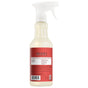 A spray bottle of Mrs. Meyer’s Multi-Surface Cleaner with a white trigger nozzle and red label—an essential oils-based everyday cleaner for multiple surfaces.