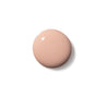A round, smooth, beige-colored liquid drop with a glossy finish on a white background.