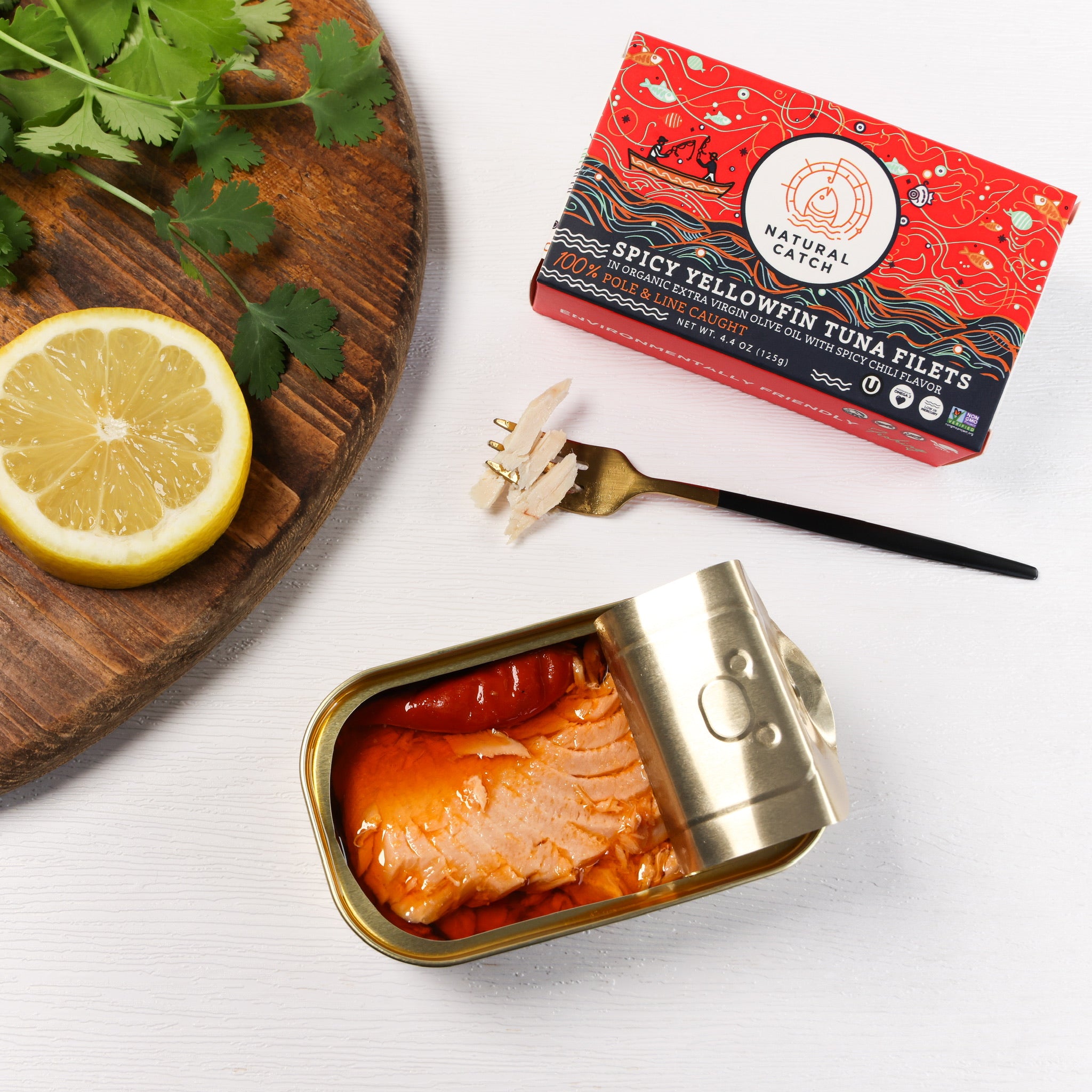 Natural Catch Natural Catch Tuna - Spicy Yellowfin Filets in Extra