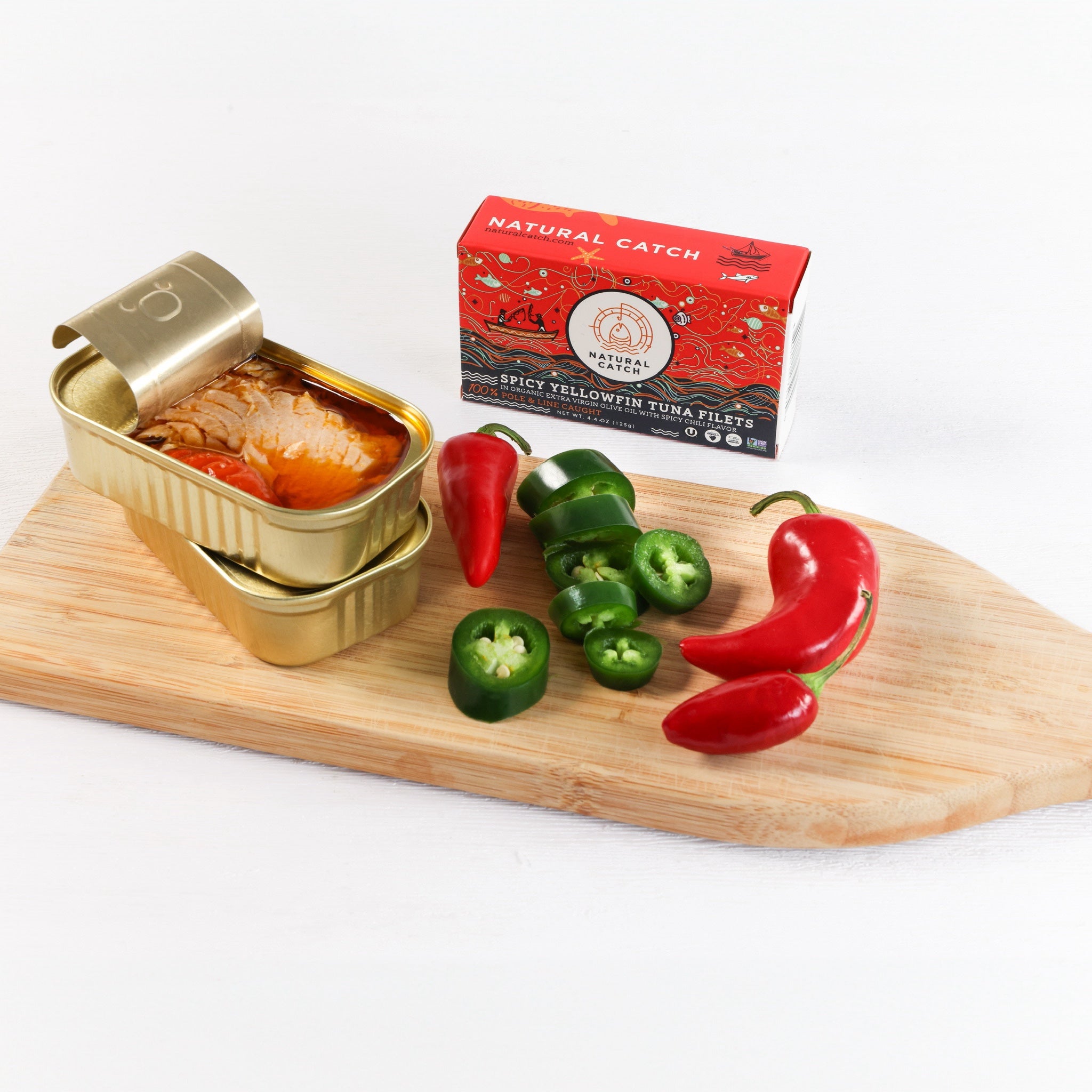 Natural Catch Natural Catch Tuna - Spicy Yellowfin Filets in Extra