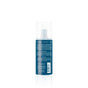 A blue bottle of Oars + Alps Skin Saver Face Spray is shown from the back, featuring white printed directions, cautions, and product details. The spray contains hypochlorous acid to soothe irritated skin and has a translucent cap against a white background.