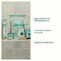 A display of Cliganic Organic Cotton Swabs alongside product claims: affordable, third-party tested for purity, and vegan & cruelty-free.