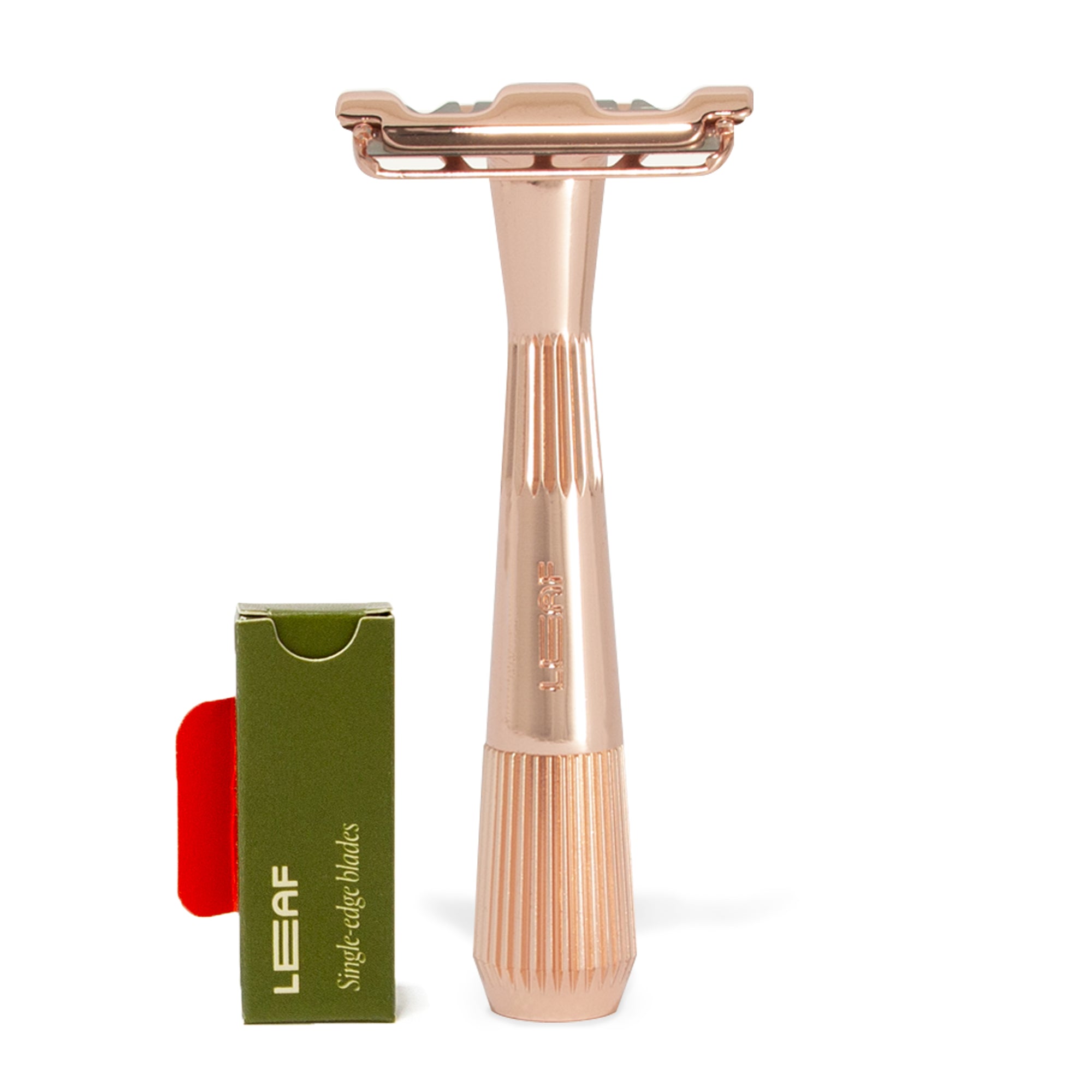 Leaf Shave The Twig Plastic-Free Razor - Rose Gold | Grove Collaborative