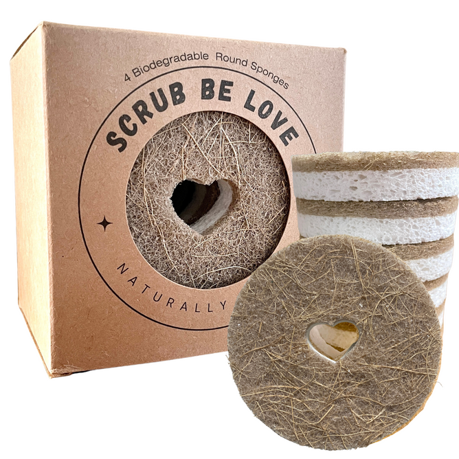 A Scrub Be Love box labeled 