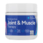 A white plastic jar of Marie Originals Joint & Muscle Cream with blue labeling displays product instructions and branding, highlighting its bioactive formula for joint discomfort and muscle tension relief.