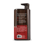 Every Man Jacks 3-in-1 All Over Wash in a brown and red bottle with a pump dispenser features cedar scent, is naturally derived, and free from parabens, phthalates, and dyes. It includes moisturizing aloe vera and soy protein for a nourishing cleanse.