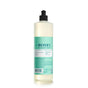 Mrs. Meyers Dish Soap, a natural degreaser with a teal label and black cap, is praised for being biodegradable with a trusted formula, making it highly popular among liquid dish soaps.