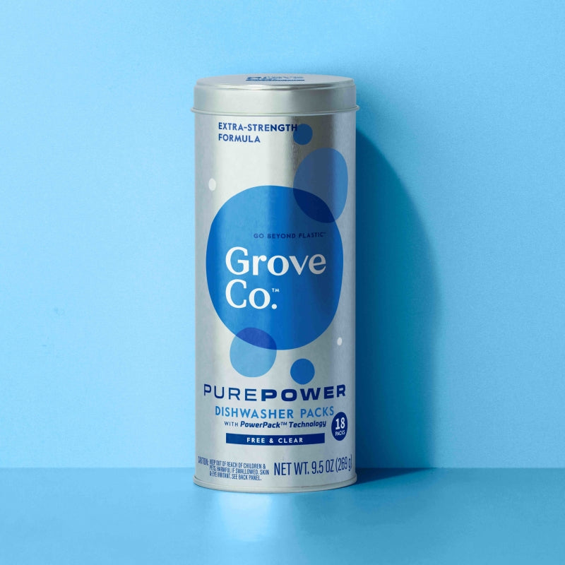 Grove Co. Pure Power Dishwasher Detergent Packs