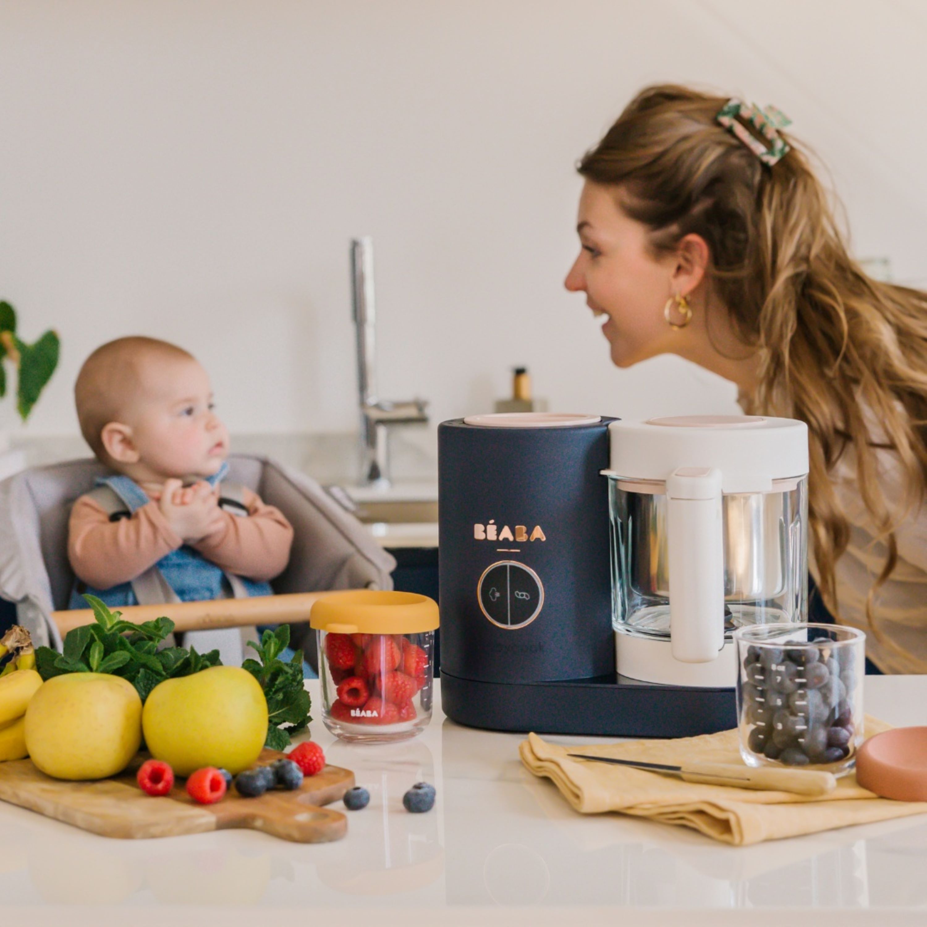 BEABA Babycook Neo Baby Food Maker - Midnight | Grove Collaborative