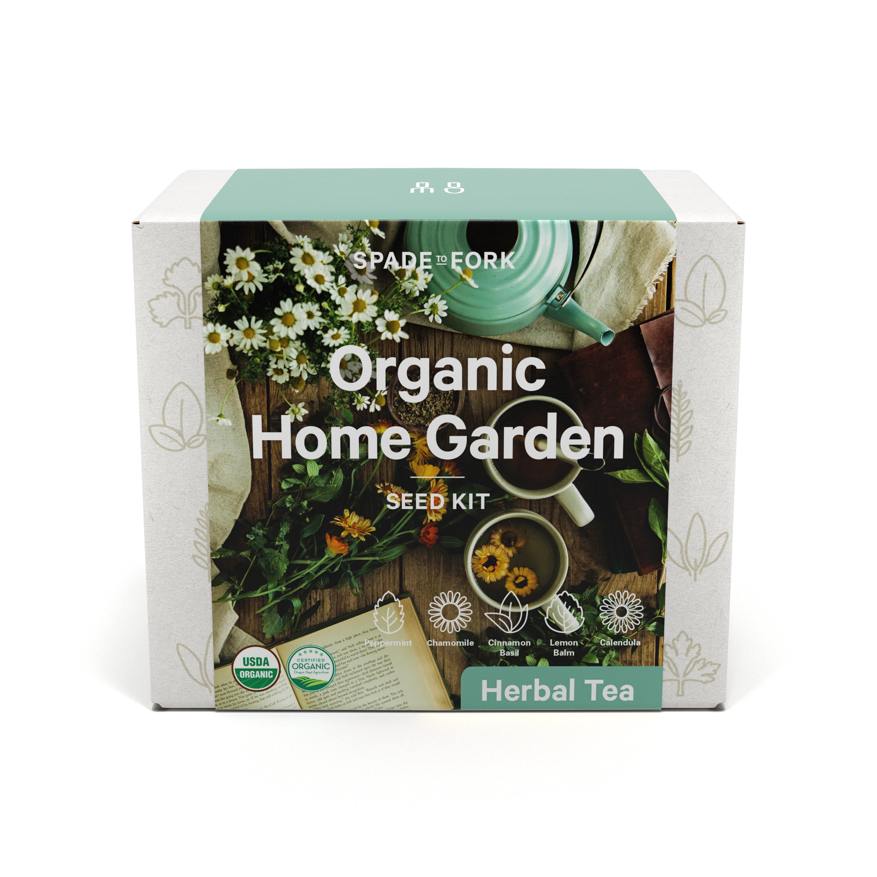 Spade to Fork Organic Herbal Tea Kit- Includes 100% USDA Organic ...