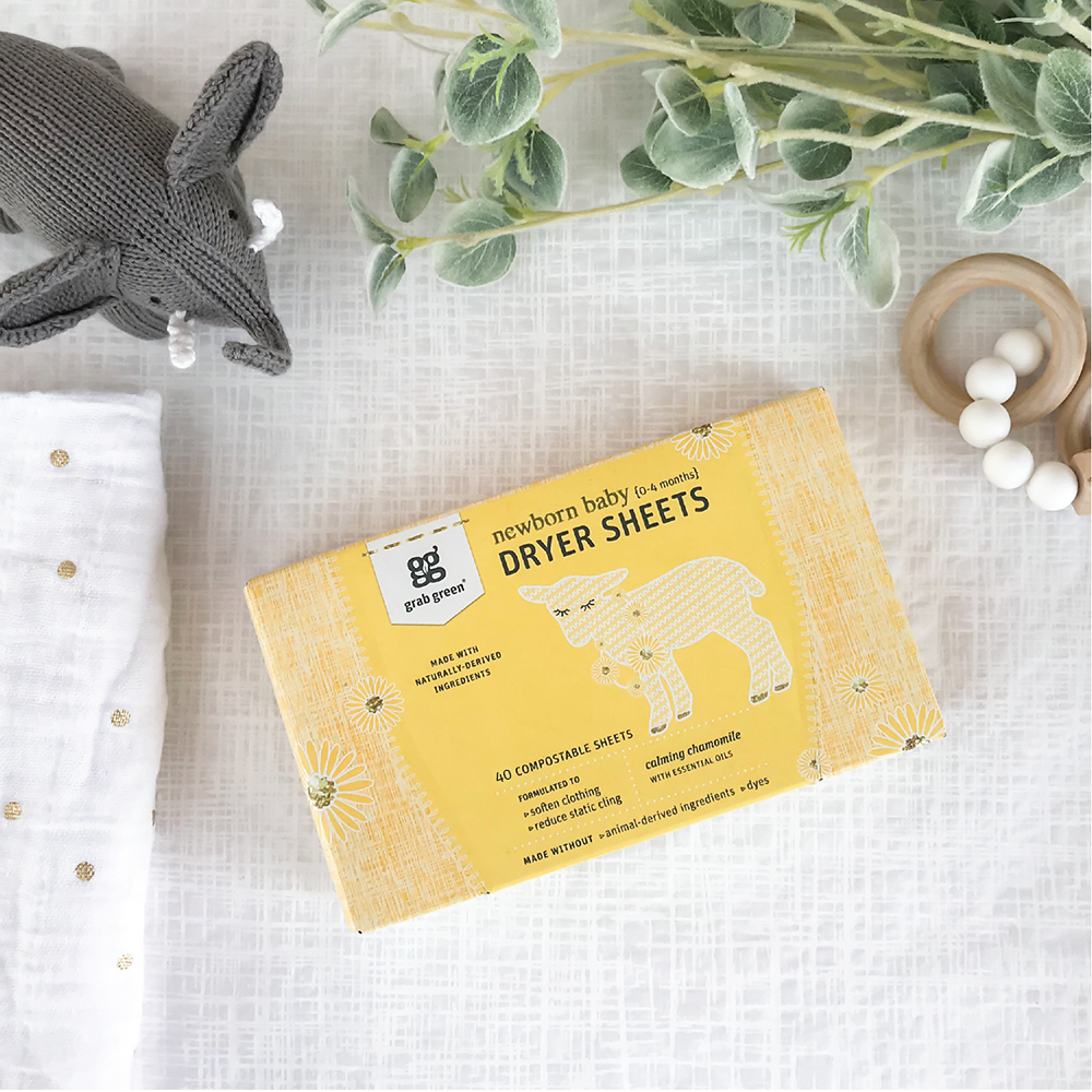 Newborn Baby Dryer Sheets - Chamomile