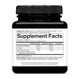 Youtheory Liposomal Glutathione Capsule with resveratrol comes in a black bottle with a white Supplement Facts label, listing ingredients like liposomal glutathione and Giant Knotweed extract for antioxidant and immune support.