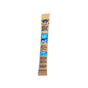 A single stick packet of Brutus Bone Broth On The Go, beef flavor. The packaging features a cartoon dog head, blue label accents, and instructions to mix with 8oz of water. Net weight is 0.29oz (8g).