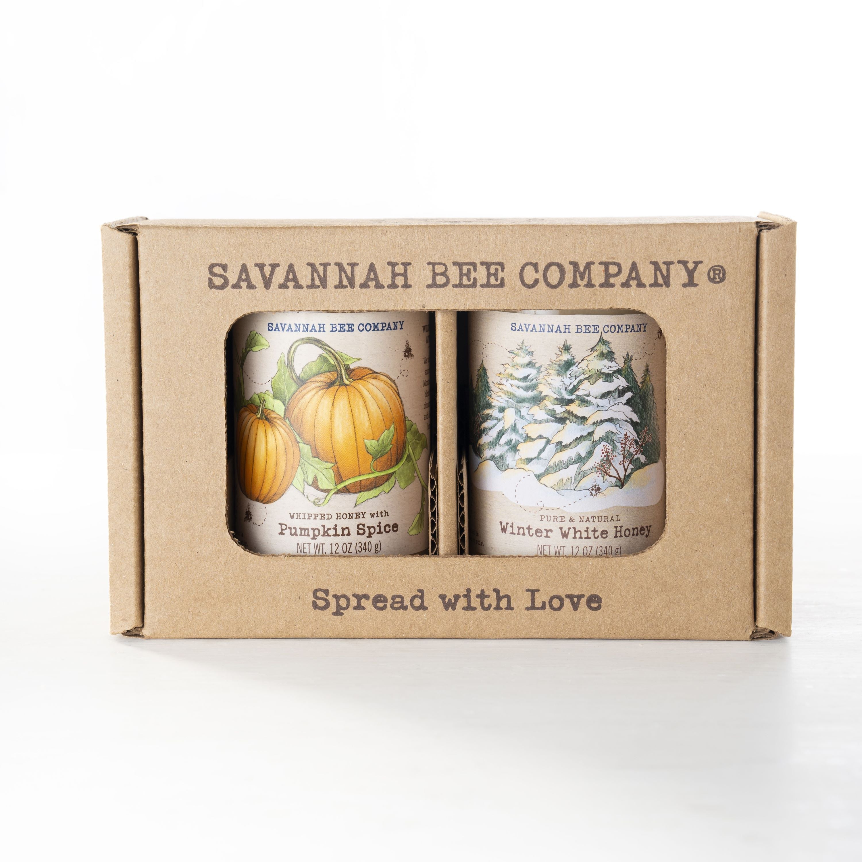 Savannah Bee Company Pumpkin & Winter White Whipped Duo - Pumpkin & Winter White | Grove Collaborative