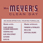 Mrs. Meyers Hand Soap features plant-based cleansers, essential oils, aloe vera extract, glycerin, and olive oil. Its cruelty-free formula contains no parabens, phthalates, MEA, DEA, or artificial colors.