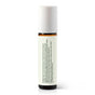 A brown glass bottle with a white cap and a white label featuring small black text, viewed against a white background. The text is not fully legible in the image, but this Sniffle Stopper Roll-On - Pre-Diluted Essential Oil Blend from Plant Therapy is a KidSafe formula specially designed to provide respiratory support and help clear congestion.