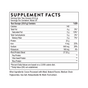 Thorne Plant Protein - Dairy Free: Supplement facts per 2 scoops—140 calories, 4g fat, 5% DV iron, 28% DV sodium, 22g plant protein. Vegan protein blend (pea, chia seed, rice) offers a complete amino acid profile.