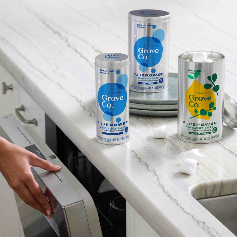 Grove Co. Pure Power Dishwasher Detergent Packs - Thumbnail 2
