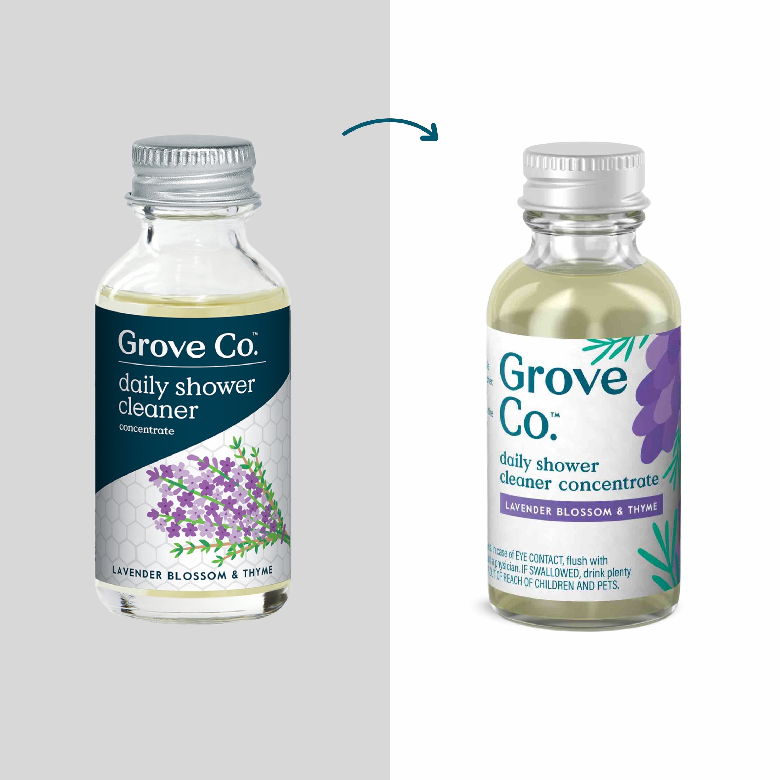 Grove Co. Daily Shower Cleaner Refill Concentrate