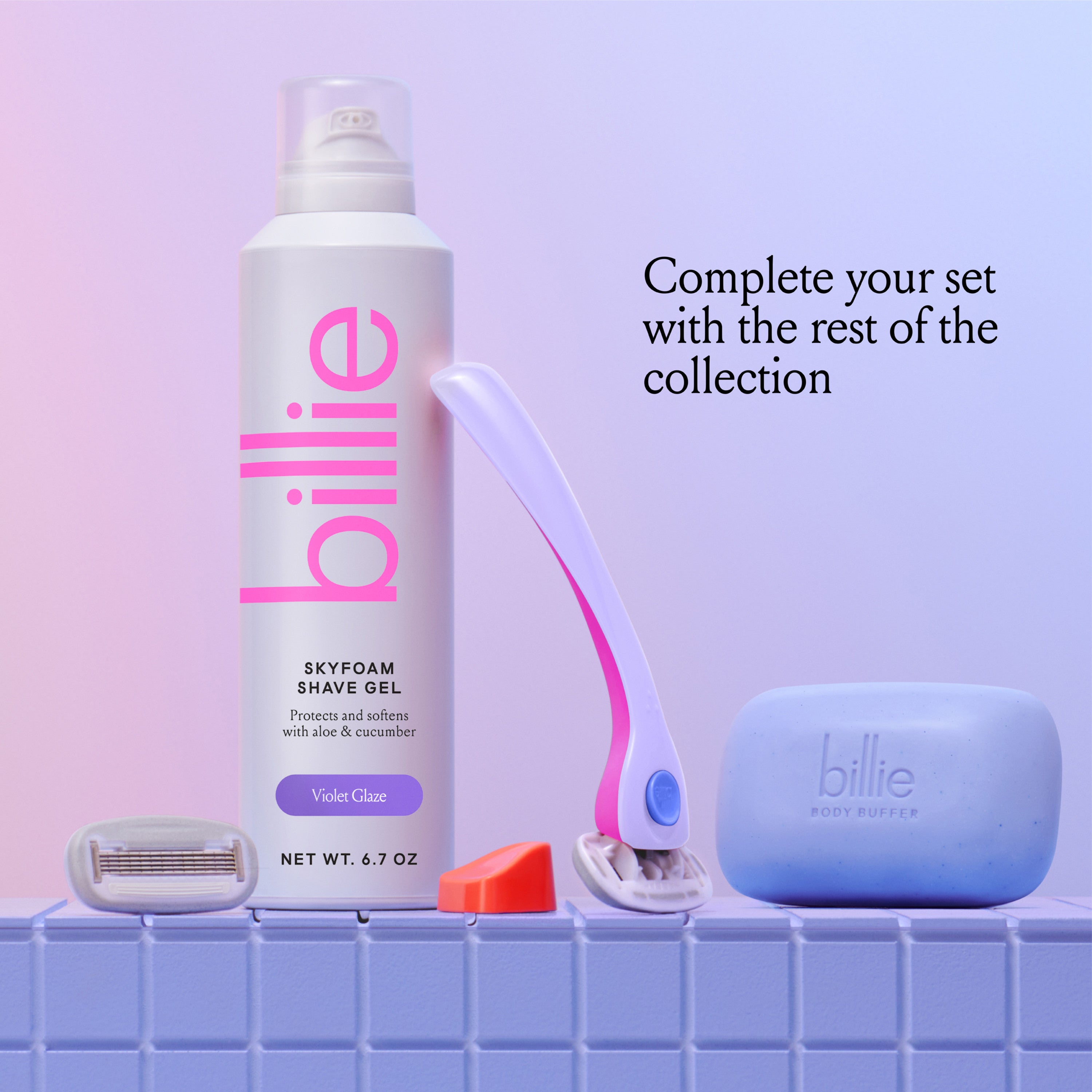 billie Women's Razor Kit - Malibu | Grove Collaborative