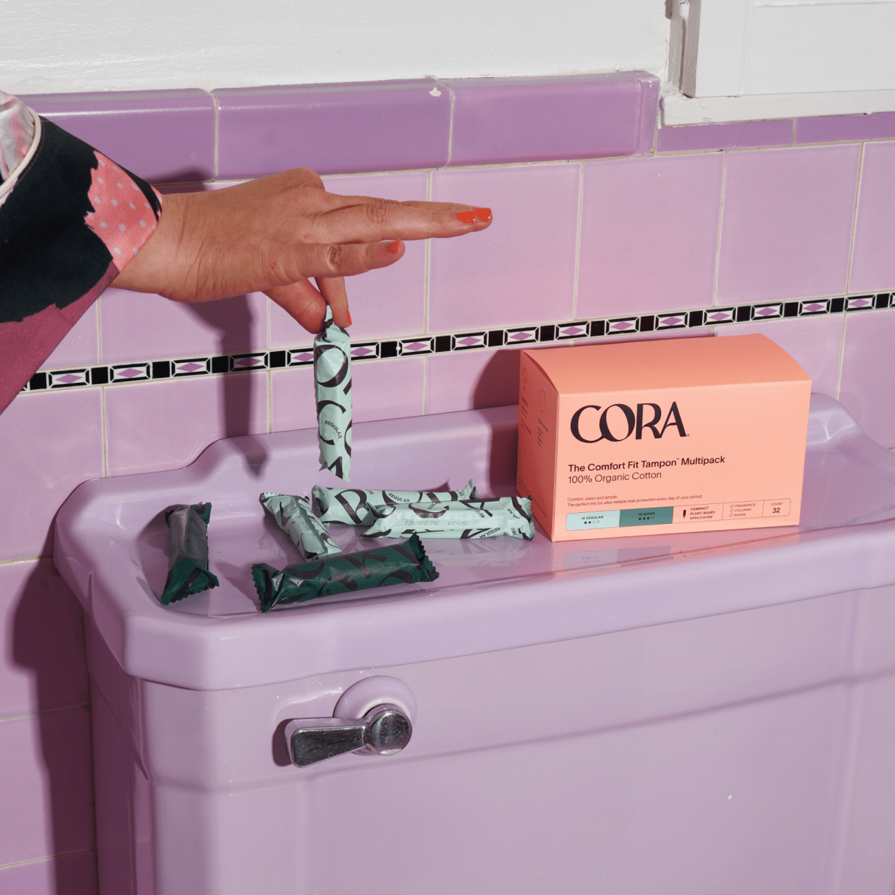 Cora Organic Tampons with Applicator - Thumbnail 3