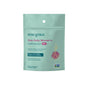 The teal package of True Graces One Daily Womens 40+ Multivitamin Refill with red text highlights immune, energy, and bone support. It features a root illustration and labels for whole food-based nutrients, containing 90 vegan tablets with coenzyme B vitamins and an organic mushroom blend.
