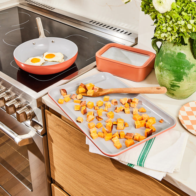 Caraway Teflon Free Baking Sheet Caraway Small Baking Sheet