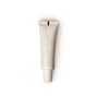 A beige tube of PAUMEs All-in-One Cuticle & Nail Cream with text stands upright on a white background. The smooth, slightly reflective surface suggests plant keratin infusion, sealed with a twist-off cap at the bottom.