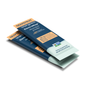 Two packets of Truegrace Electrolytes powder in grapefruit flavor, featuring dark blue and orange packaging with supplement information and a Non-GMO Project Verified logo.