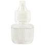 The Mrs. Meyer's Premium Scented Oil Diffuser Kit features a small, white, ribbed plastic dropper bottle with a screw-on cap and nozzle, perfect for dispensing garden-inspired oils in your wall plug-in diffuser.